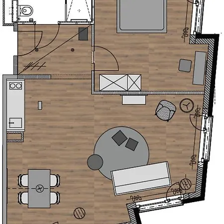 Black F House - Serviced 아파트호텔 3*